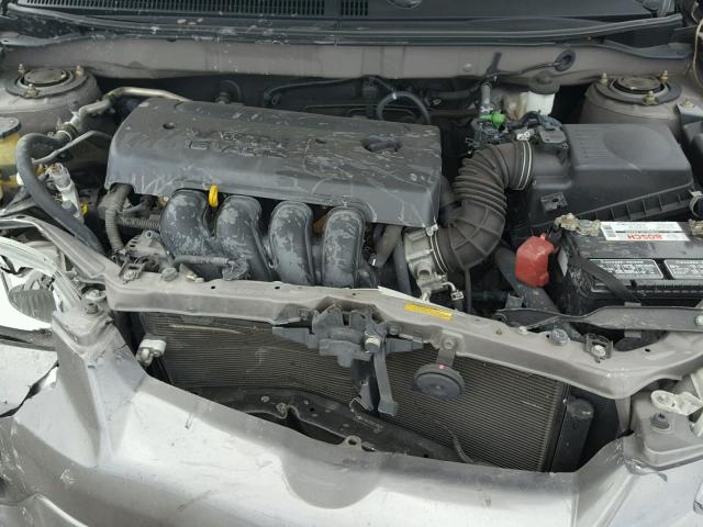 2T1KR32E85C328076 - 2005 TOYOTA COROLLA MA GRAY photo 7