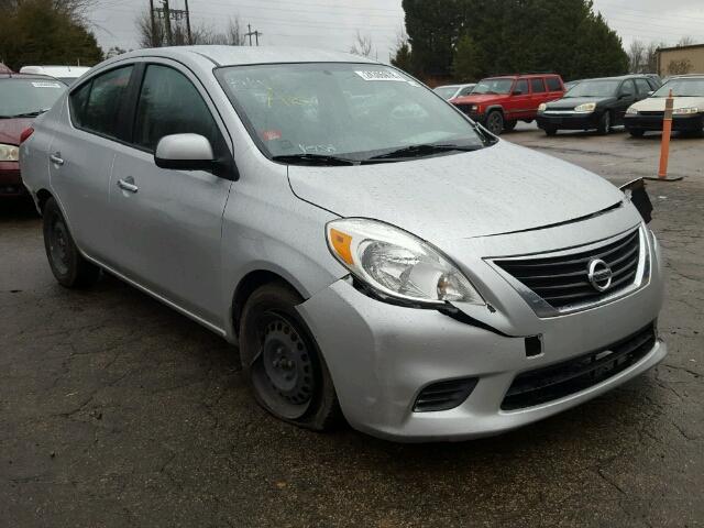 3N1CN7AP1DL850394 - 2013 NISSAN VERSA S SILVER photo 1