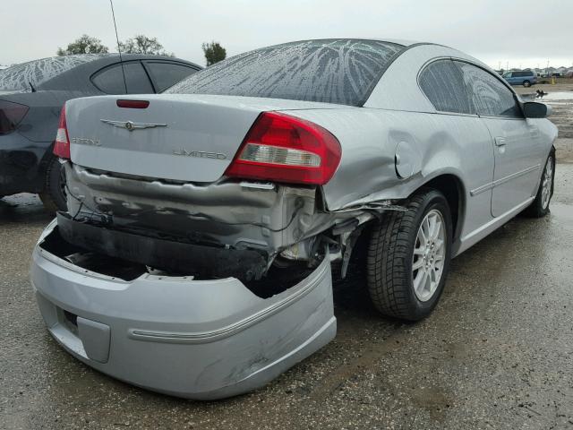 4C3AG52H65E015700 - 2005 CHRYSLER SEBRING LI SILVER photo 4