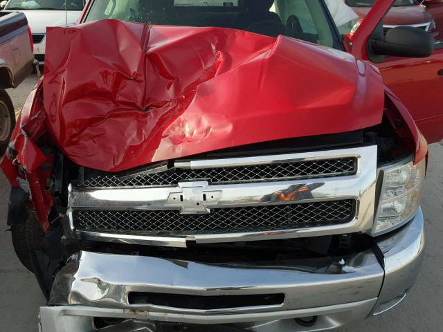 1GCRKSE72DZ363663 - 2013 CHEVROLET SILVERADO RED photo 7