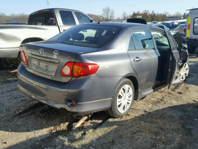 1NXBU40E59Z148503 - 2009 TOYOTA COROLLA BA GRAY photo 4