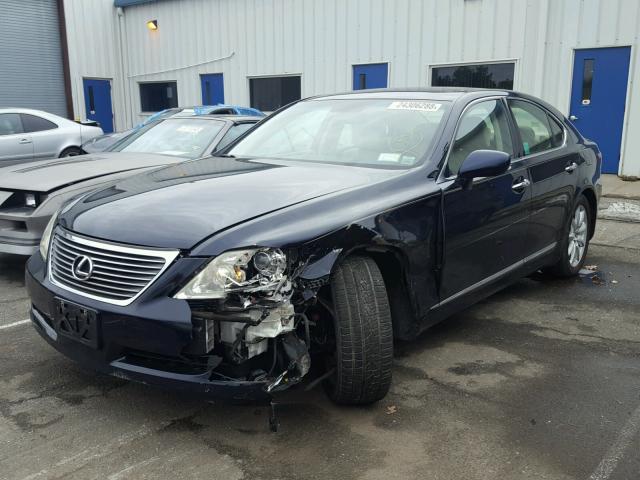 JTHBL46F285083284 - 2008 LEXUS LS 460 BLUE photo 2