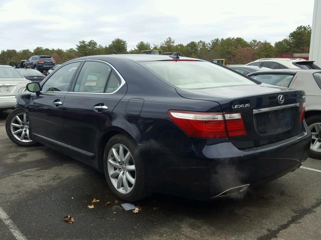 JTHBL46F285083284 - 2008 LEXUS LS 460 BLUE photo 3