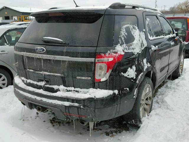 1FM5K7D82DGA87658 - 2013 FORD EXPLORER X BLACK photo 4