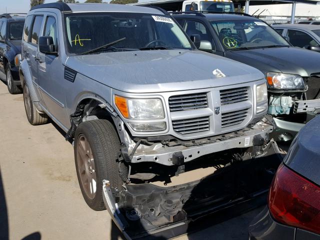 1D8GT58607W729457 - 2007 DODGE NITRO R/T SILVER photo 1