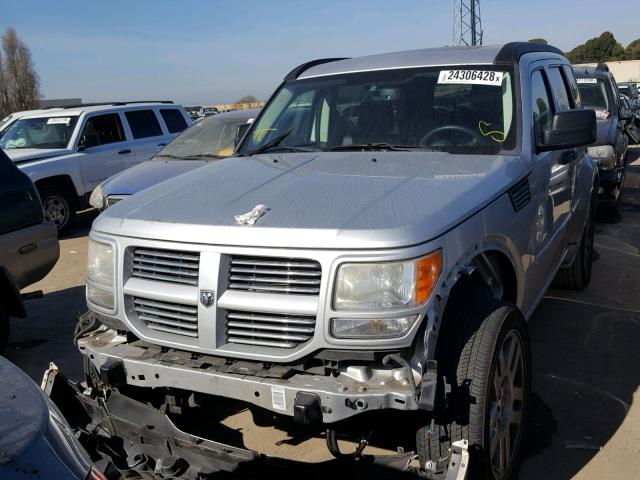 1D8GT58607W729457 - 2007 DODGE NITRO R/T SILVER photo 2