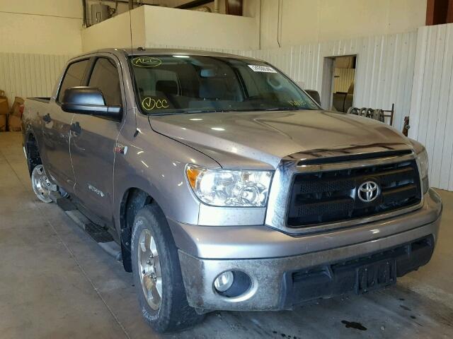 5TFEY5F14CX120133 - 2012 TOYOTA TUNDRA CRE SILVER photo 1