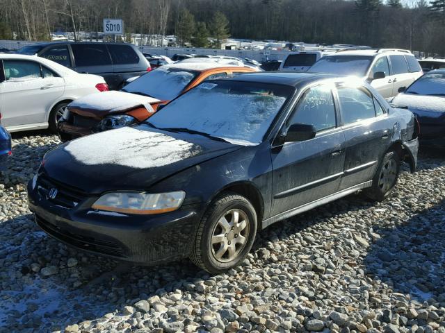 1HGCG65812A158744 - 2002 HONDA ACCORD EX BLACK photo 2