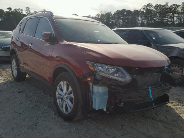 KNMAT2MV3GP691331 - 2016 NISSAN ROGUE S RED photo 1