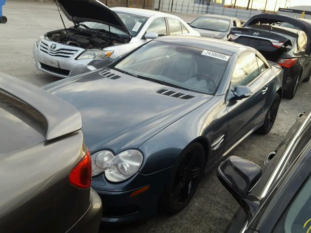 WDBSK75F13F061186 - 2003 MERCEDES-BENZ SL 500R BLUE photo 2