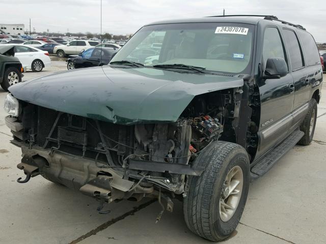 3GKEC16T71G225179 - 2001 GMC YUKON XL C GREEN photo 2