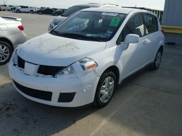 3N1BC1CP1CK805486 - 2012 NISSAN VERSA S WHITE photo 2