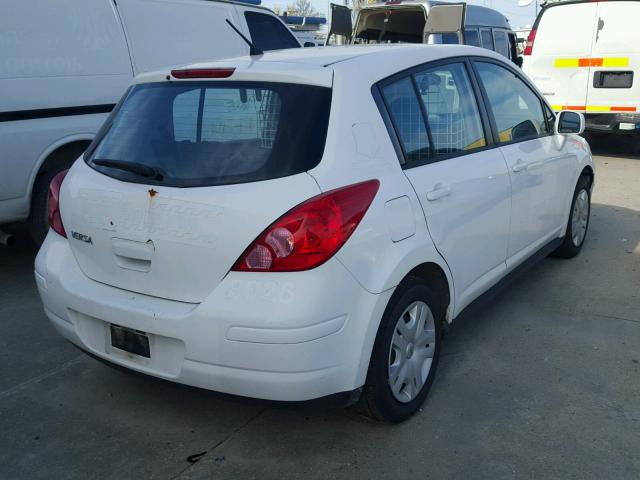 3N1BC1CP1CK805486 - 2012 NISSAN VERSA S WHITE photo 4