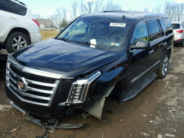 1GYS4BKJ4FR211604 - 2015 CADILLAC ESCALADE L BLACK photo 2