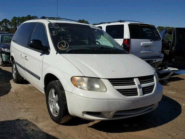 1D4GP45R05B342930 - 2005 DODGE CARAVAN SX WHITE photo 1