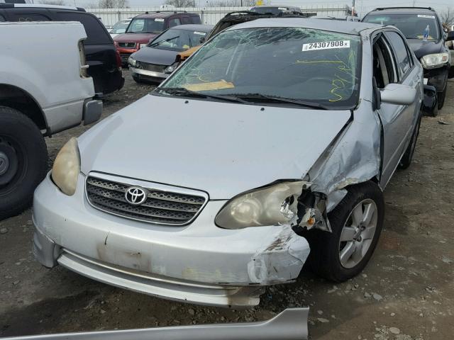 1NXBR30E16Z674652 - 2006 TOYOTA COROLLA CE SILVER photo 2