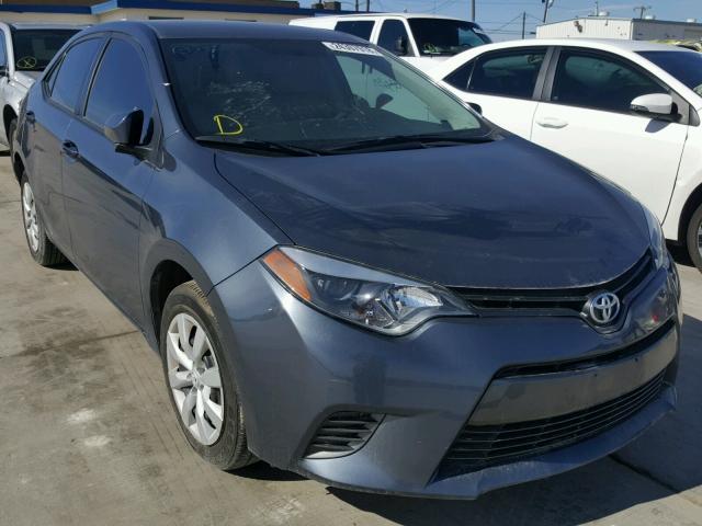 5YFBURHE2FP270265 - 2015 TOYOTA COROLLA L GRAY photo 1