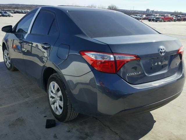 5YFBURHE2FP270265 - 2015 TOYOTA COROLLA L GRAY photo 3