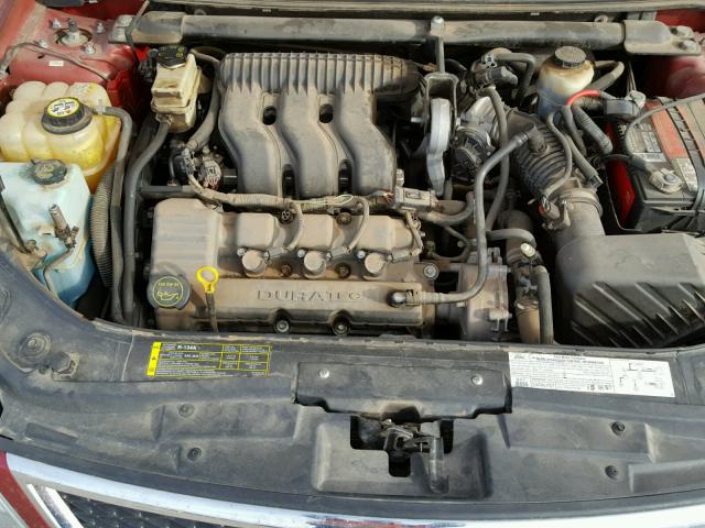 1FAFP24175G189805 - 2005 FORD FIVE HUNDR RED photo 7