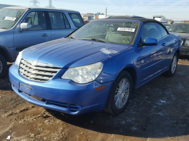 1C3LC55R38N248187 - 2008 CHRYSLER SEBRING TO BLUE photo 2