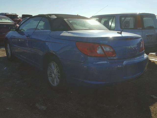 1C3LC55R38N248187 - 2008 CHRYSLER SEBRING TO BLUE photo 3