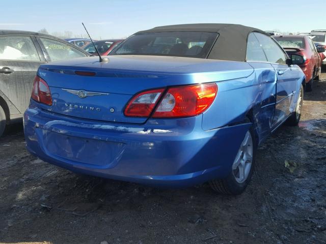 1C3LC55R38N248187 - 2008 CHRYSLER SEBRING TO BLUE photo 4