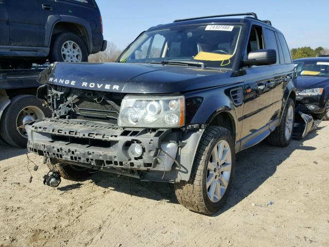 SALSF25406A968397 - 2006 LAND ROVER RANGE ROVE BLACK photo 2