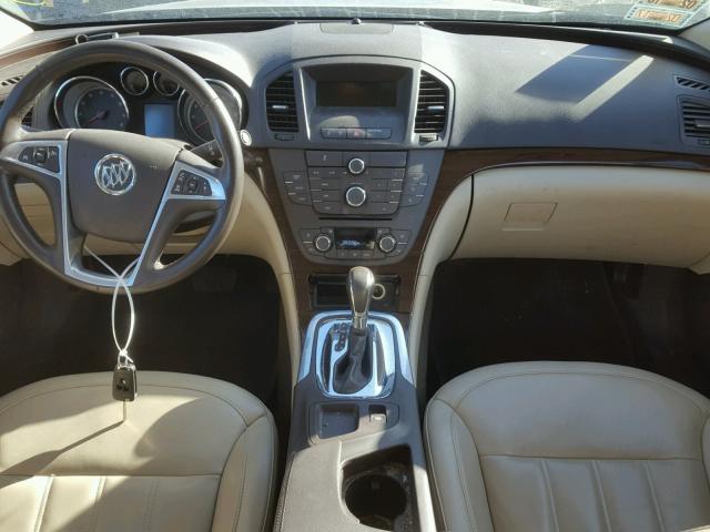 2G4GN5EC6B9180802 - 2011 BUICK REGAL CXL GRAY photo 9