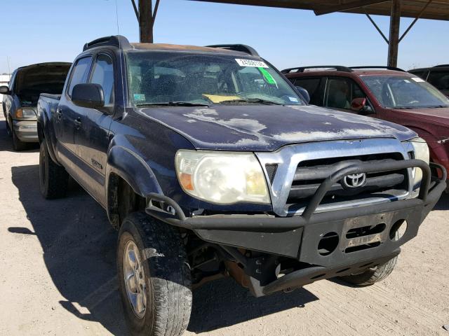 5TEMU52N55Z135106 - 2005 TOYOTA TACOMA DOU BLUE photo 1