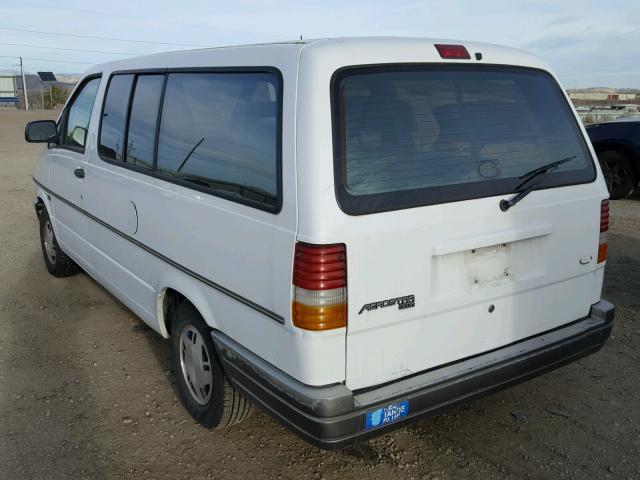 1FMDA41X5TZA46100 - 1996 FORD AEROSTAR WHITE photo 3