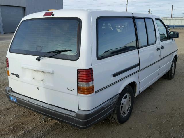 1FMDA41X5TZA46100 - 1996 FORD AEROSTAR WHITE photo 4