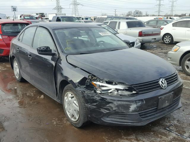 3VW2K7AJXBM330423 - 2011 VOLKSWAGEN JETTA BASE BLACK photo 1