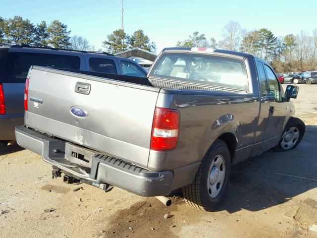 1FTRF122X6NA90120 - 2006 FORD F150 GRAY photo 4