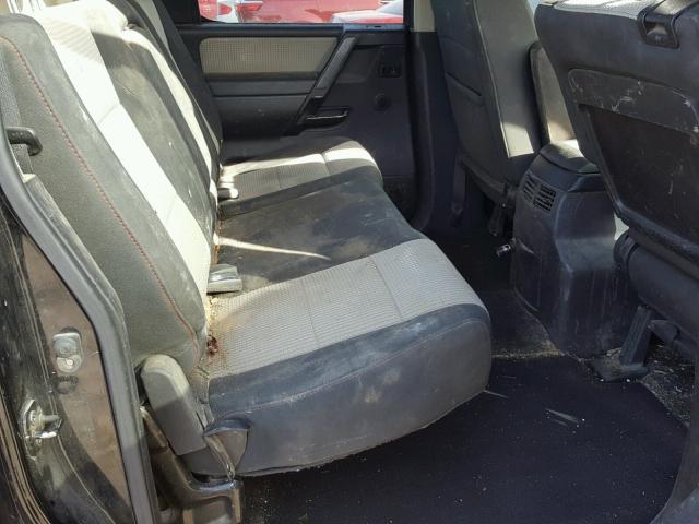 1N6BA07F18N307978 - 2008 NISSAN TITAN XE BLACK photo 6