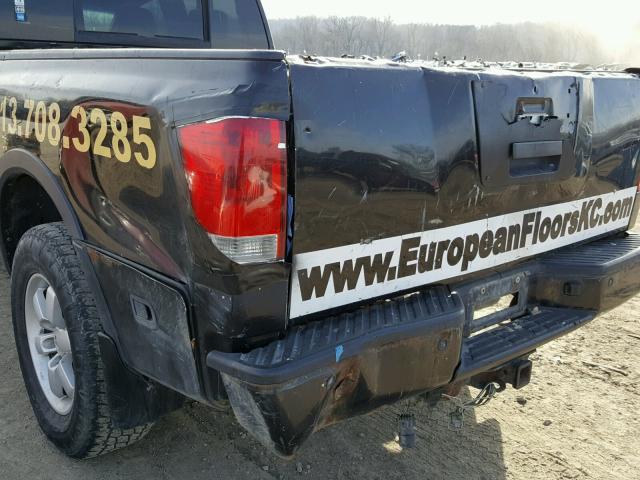 1N6BA07F18N307978 - 2008 NISSAN TITAN XE BLACK photo 9