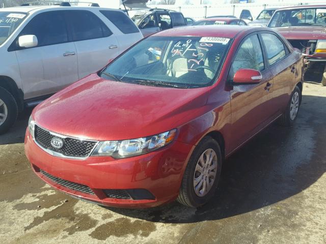 KNAFU4A23A5224175 - 2010 KIA FORTE EX BURGUNDY photo 2