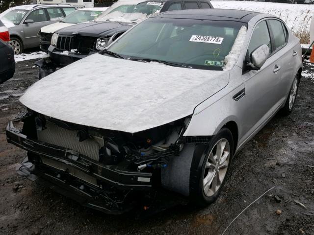 5XXGN4A7XCG058347 - 2012 KIA OPTIMA EX SILVER photo 2