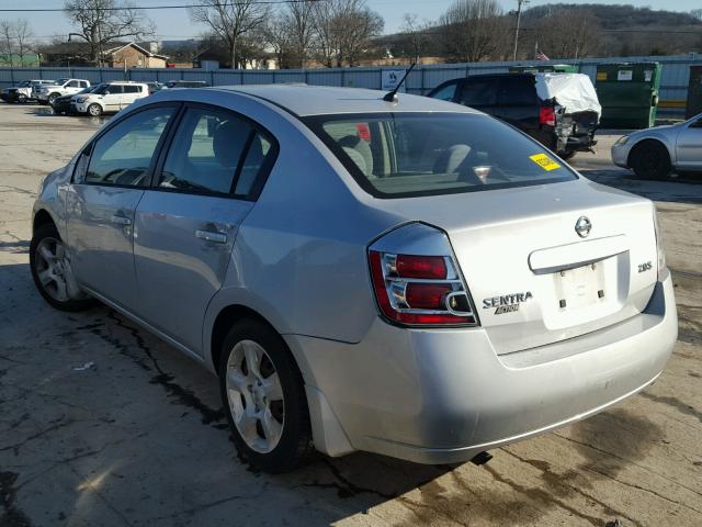 3N1AB61E27L606797 - 2007 NISSAN SENTRA 2.0 SILVER photo 3