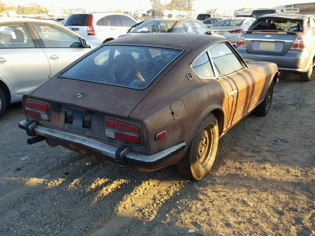 HLS30134848 - 1973 DATSUN 240Z BROWN photo 4