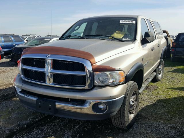 3D7KS28C85G732365 - 2005 DODGE RAM 2500 S Qızıl foto 2