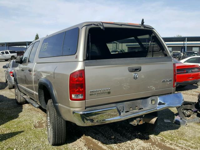 3D7KS28C85G732365 - 2005 DODGE RAM 2500 S Qızıl foto 3