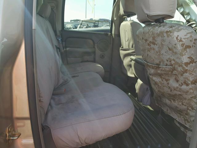 3D7KS28C85G732365 - 2005 DODGE RAM 2500 S Qızıl foto 6