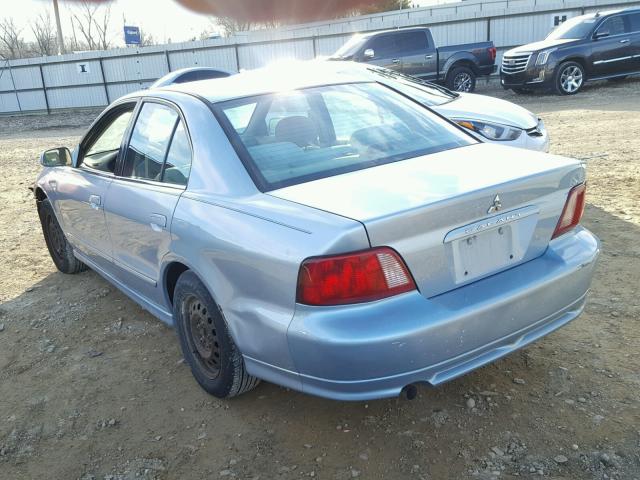 4A3AA46G33F069024 - 2003 MITSUBISHI GALANT ES/ BLUE photo 3