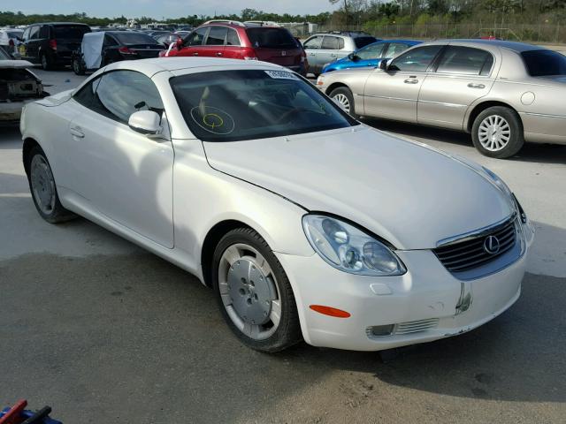 JTHFN48Y020022627 - 2002 LEXUS SC 430 WHITE photo 1