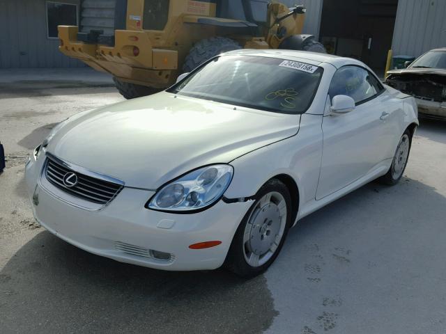 JTHFN48Y020022627 - 2002 LEXUS SC 430 WHITE photo 2