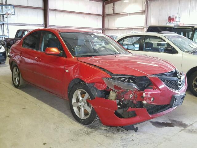 JM1BK12F251314373 - 2005 MAZDA 3 I RED photo 1