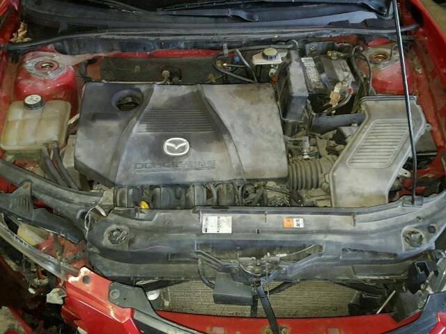 JM1BK12F251314373 - 2005 MAZDA 3 I RED photo 7