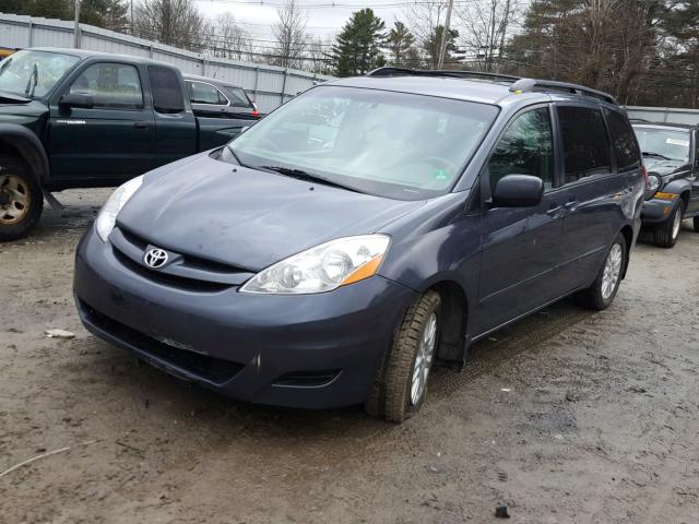 5TDZK23C28S131054 - 2008 TOYOTA SIENNA CE BLUE photo 2