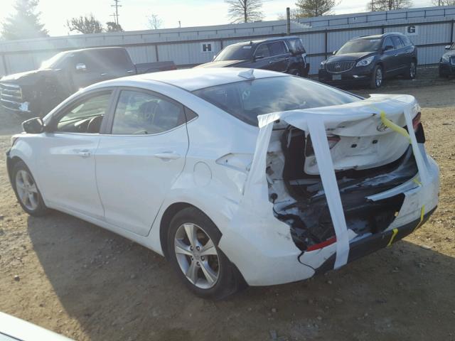 5NPDH4AE6GH732206 - 2016 HYUNDAI ELANTRA SE WHITE photo 3