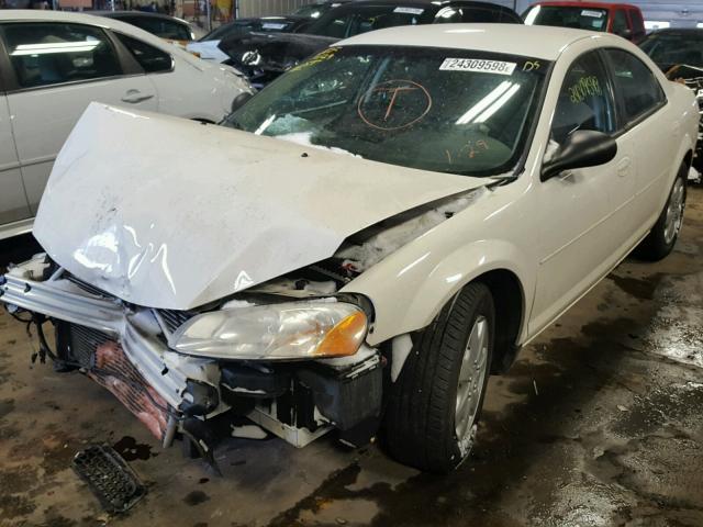 1B3EL46X65N529571 - 2005 DODGE STRATUS SX WHITE photo 2